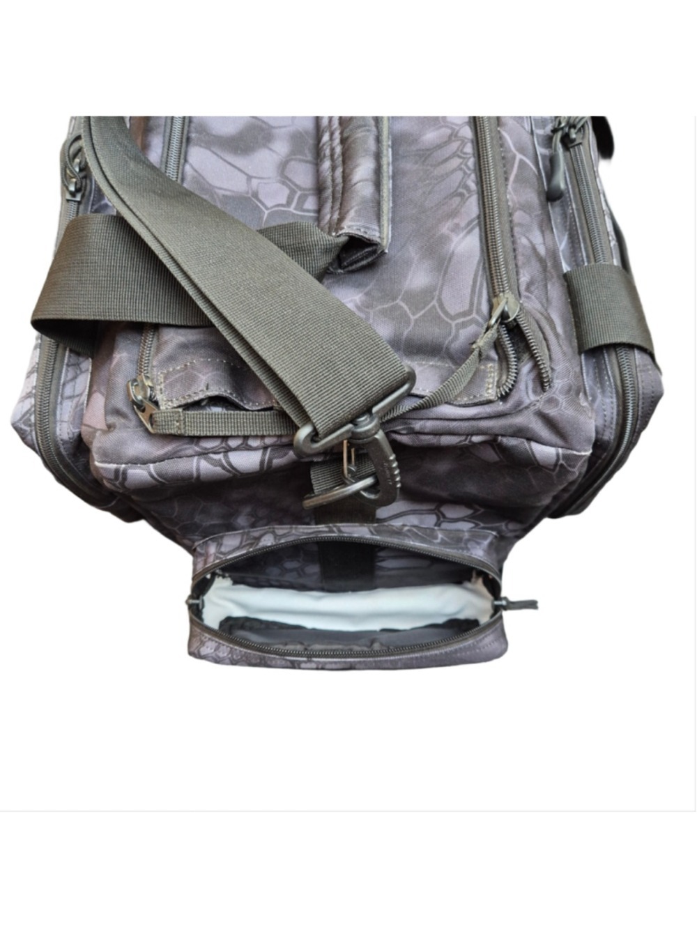Men's Kryptek Gray Black Camo Backpack One Size - Picture 13 of 13